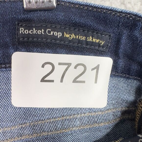 Citizen of Humanity‎ Rocket Crop High Rise Skinny Jeans Womens 26 Blue Mid Rise - Picture 11 of 14